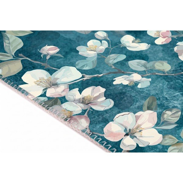 Sinine pestav vaip 50x80 cm Bloom - Vitaus-image-1