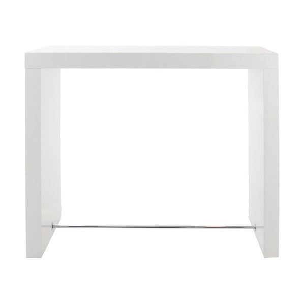 Bílý barový stolek Actona Block
