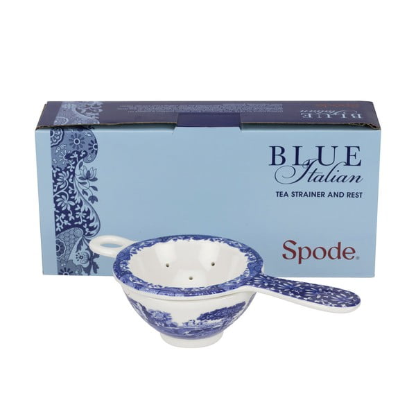 Bílomodré porcelánové sítko Spode Blue Italian, ø 18 cm