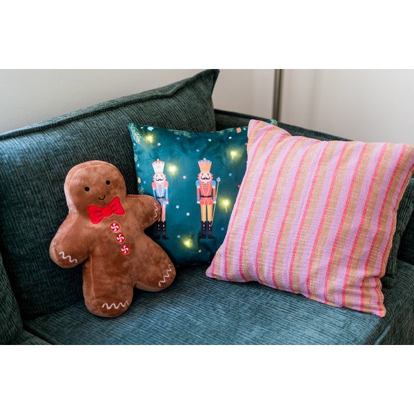 Jõulumotiividega dekoratiivpadi 45x45 cm Nutcracker - Catherine Lansfield-image-1