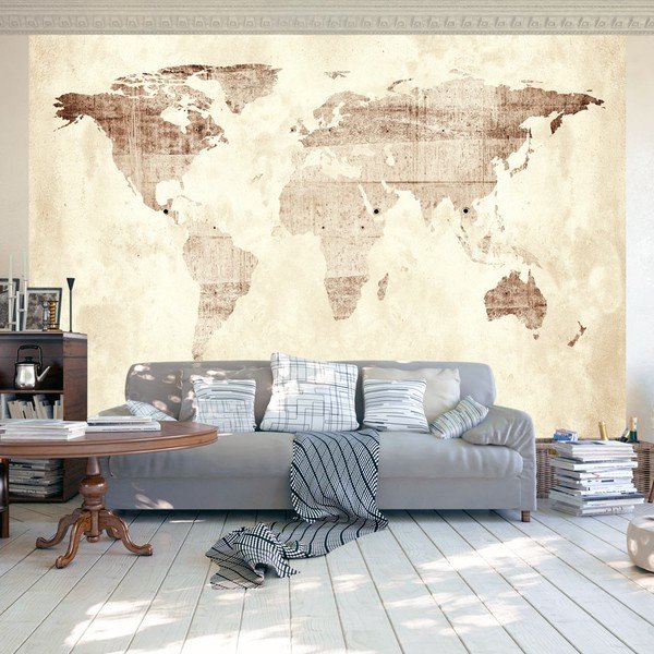 Suureformaadiline tapeet , 200 x 140 cm Precious Map - Artgeist-image-1