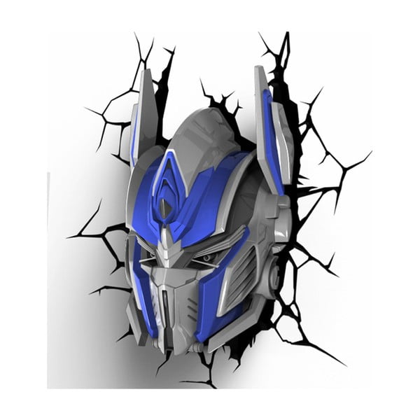 Nástěnné světlo s nálepkou Tnet Transformers Optimus Prime