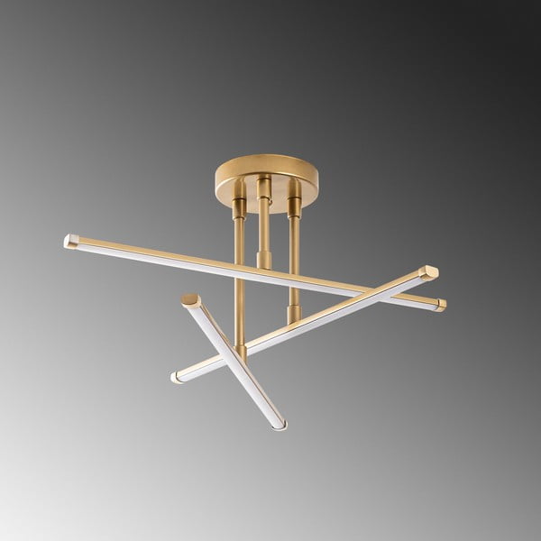 Kuldne LED laevalgusti 26x51 cm Ledflower - Opviq lights-image-1