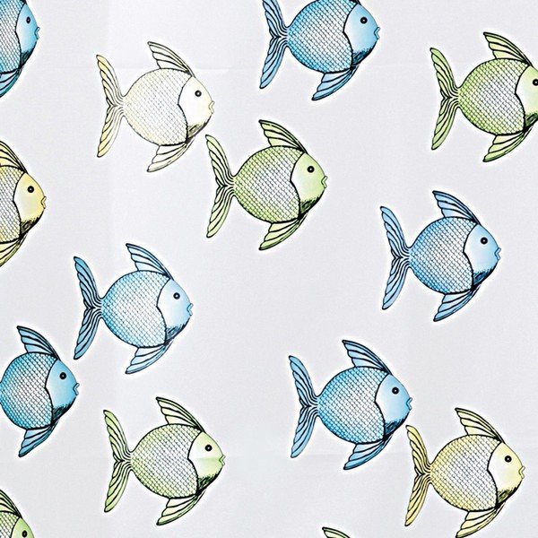 Sprchový závěs InterDesign Fishy, 180 x 200 cm-image-1