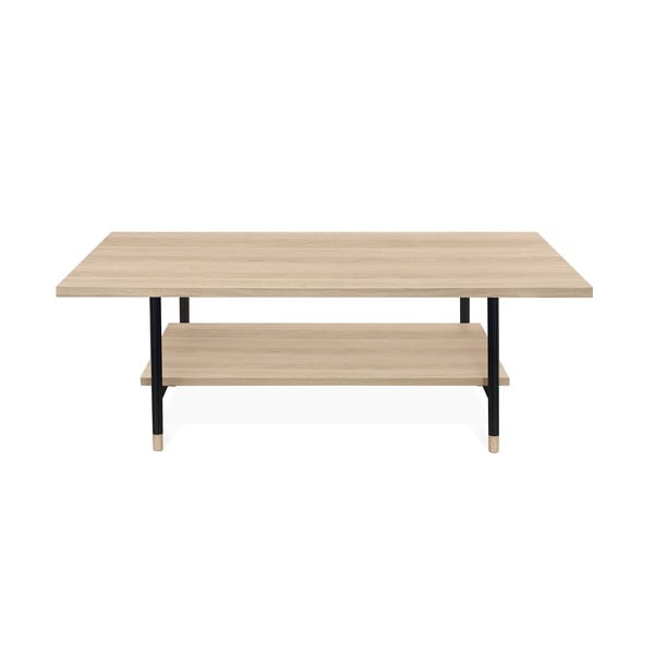 Naturaalset värvi tammepuidust kohvilaud 60x120 cm Jugend - Woodman