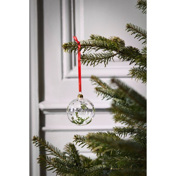 Käsitsi puhutud klaasist jõulukaunistus ø 8 cm Christmas - Holmegaard-image-1
