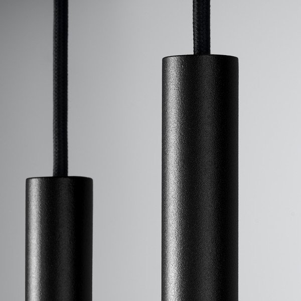 Must metallist rippvalgusti ø 15 cm Fideus - Sollux-image-3