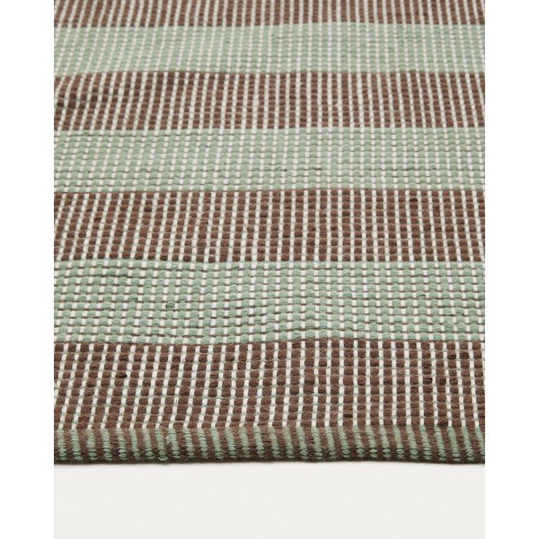 Pruun-mündivärvi taaskasutatud kiududest õuevaip 200x300 cm Fonol - Kave Home-image-3