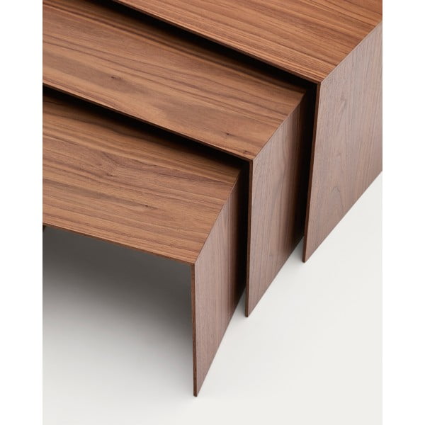 Pähklipuidu spoonist abilauad 3tk komplektis 40x60 cm Litto - Kave Home-image-1