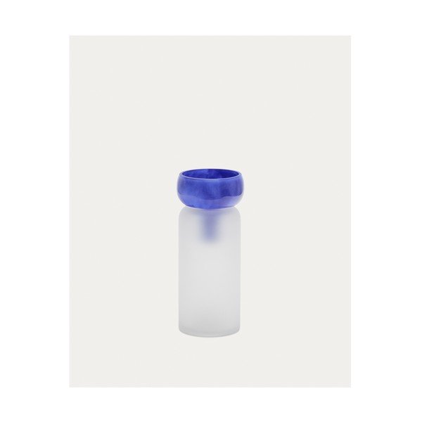 Sinine klaasist vaas (kõrgus 30,5 cm) Kelse - Kave Home-image-3