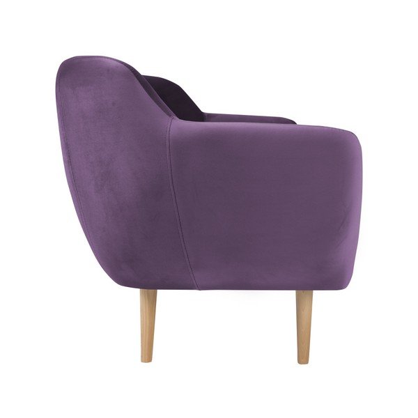 Fialové křeslo Mazzini Sofas Amelie-image-2