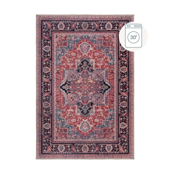 Burgundia värvi pestav vaip taaskasutatud kiududega 120x170 cm Windsor - Flair Rugs