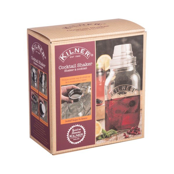 Skleněný šejkr na koktejly Kilner, 1 l-image-1