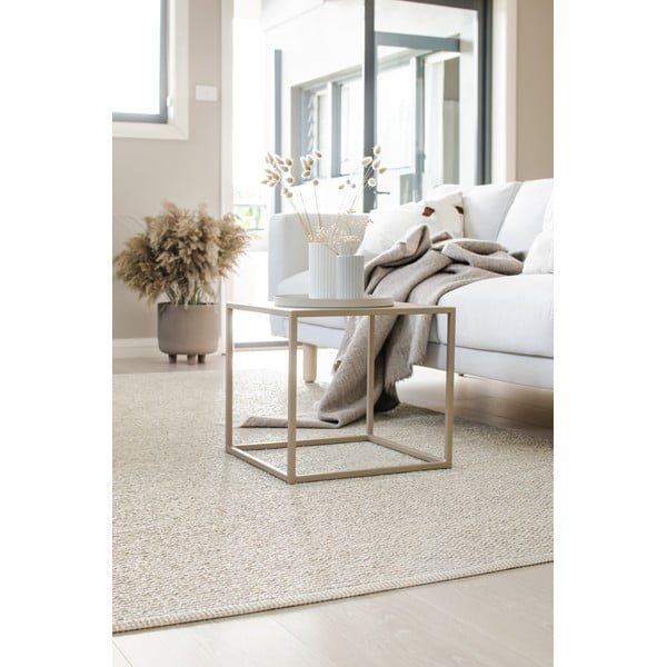 Kreem sise/välisvaip 180x220 cm Mono Linen Vanilla – Pappelina-image-1