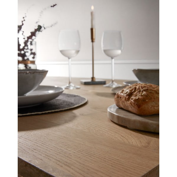 Söögilaud tammespoonist pealispinnaga 100x200 cm Armande - Kave Home-image-2