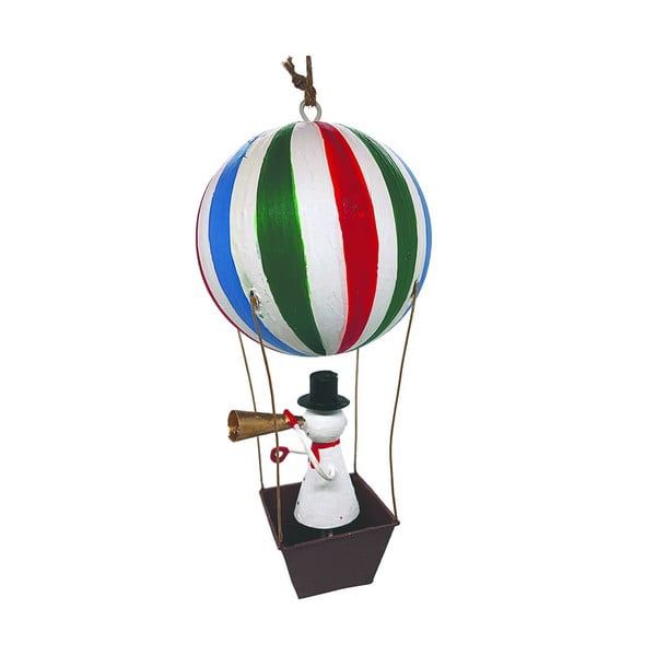 Rippuvad jõulukaunistused Snowman in Airballoon - G-Bork