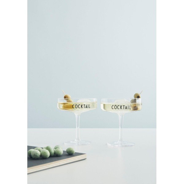 2 kokteiliklaasi komplekt Cocktail - Design Letters-image-1