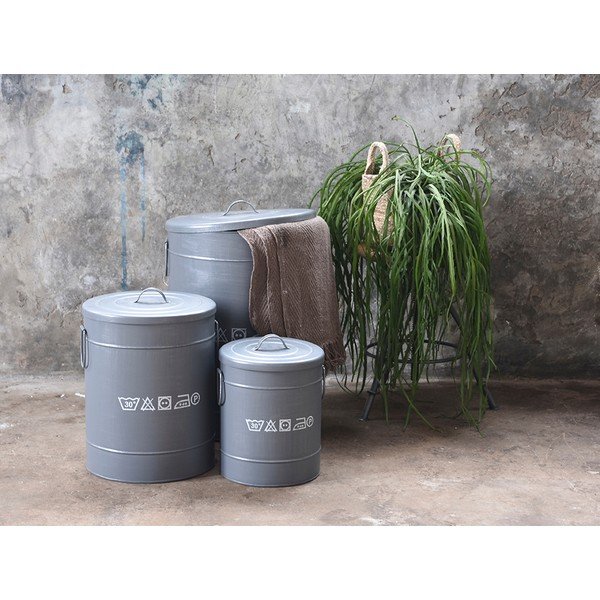 Metallist pesukorv , ⌀ 40 cm - LABEL51-image-1