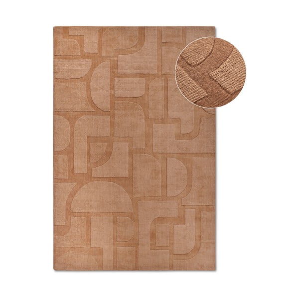 Pruun käsitsi kootud villane vaip 160x230 cm Alexis - Villeroy&Boch