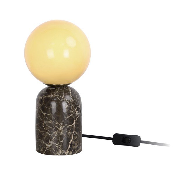 Tumepruun marmorist laualamp (kõrgus 20 cm) Lazio Sphere - Leitmotiv-image-2