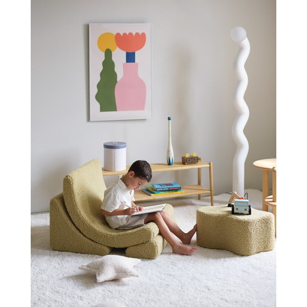 Roheline bukleekangast laste kott-tool Moon - Wigiwama-image-3