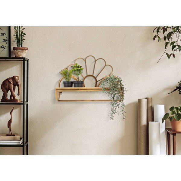 Naturaalset värvi rotangist riiul Panama - Mauro Ferretti-image-1