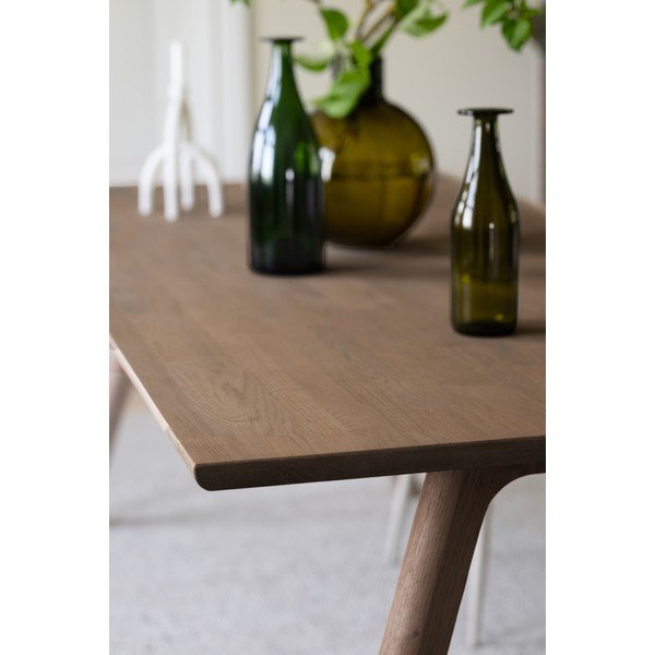 Pikendatav söögilaud tammepuust 95x220 cm Clapperton - Rowico-image-4