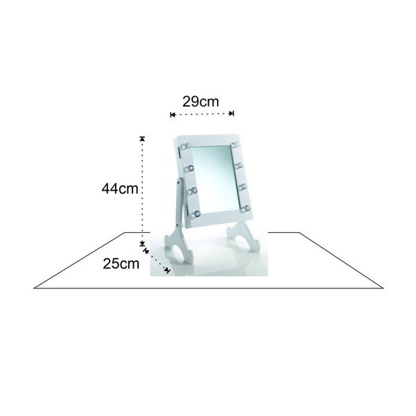 Valgusega kosmeetikapeegel 29x44 cm Coffer Lux LED – Tomasucci-image-2