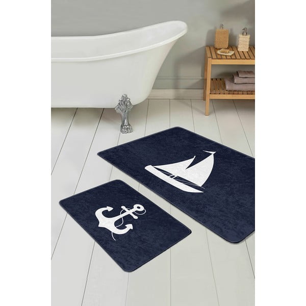 Tumesinised vannitoamatid 2tk komplektis 60x100 cm – Mila Home-image-2