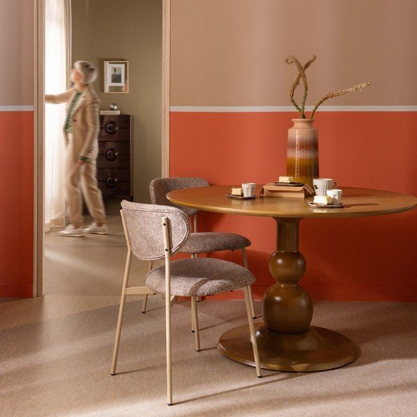 Ümmargune mangopuidust söögilaud 120x120 cm Blanco - WOOOD-image-1