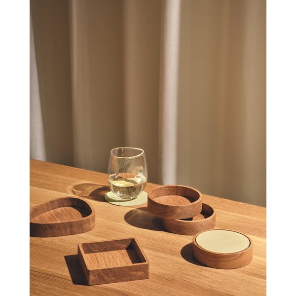 Dekoratiivne puidust hoiukast 11x11x3 cm Square S - LIND DNA-image-1