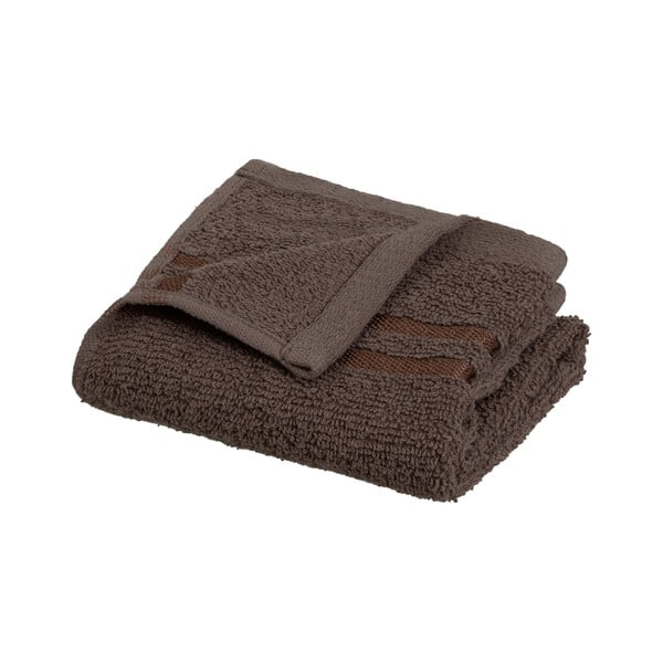 Pruun puuvillane froteerätik 30x50 cm Simple - Casa Selección