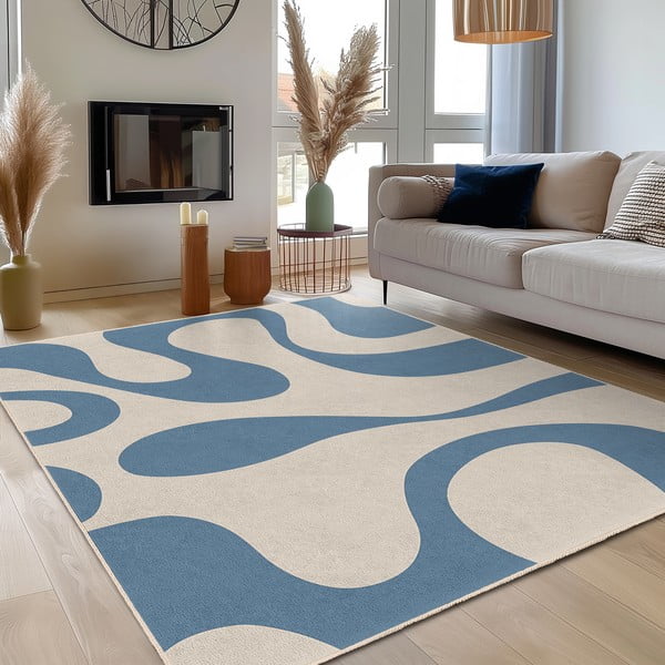 Sinine pestav vaip 120x180 cm Blue Latte - Mila Home-image-3