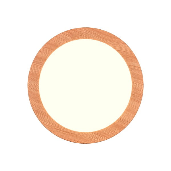 LED laevalgusti puiduimitatsiooniga  ø 26 cm Camillus - Reality-image-3