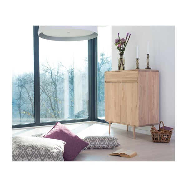 Massiivne tammepuust sahtlikapp Fawn - Gazzda-image-1