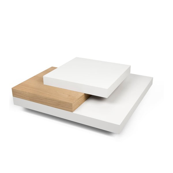 Valge kohvilaud 90x90 cm Slate - TemaHome-image-2