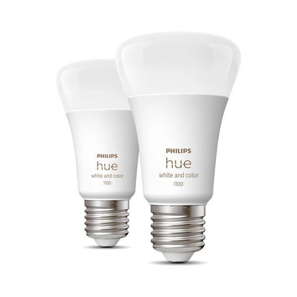 LED nutipirnid 2tk komplektis, E27, 11W White and color ambiance - Philips Hue