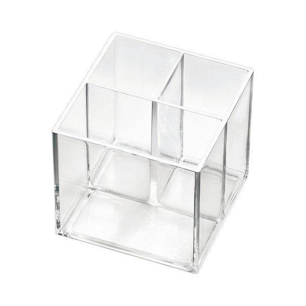Taaskasutatud plastikust vannitoakomplektide organiseerija Cosmetic Cube - iDesign-image-2