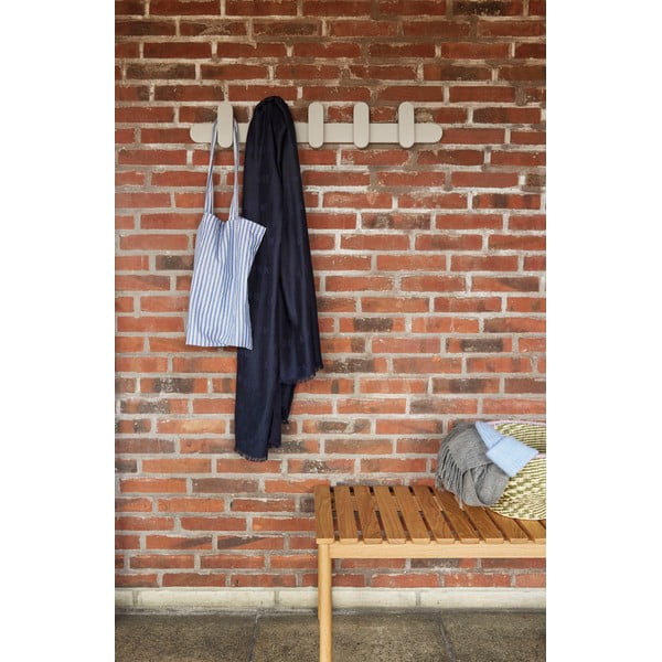 Hall seinakinnitus, mis on valmistatud saarepuidust Merry - Hübsch-image-1