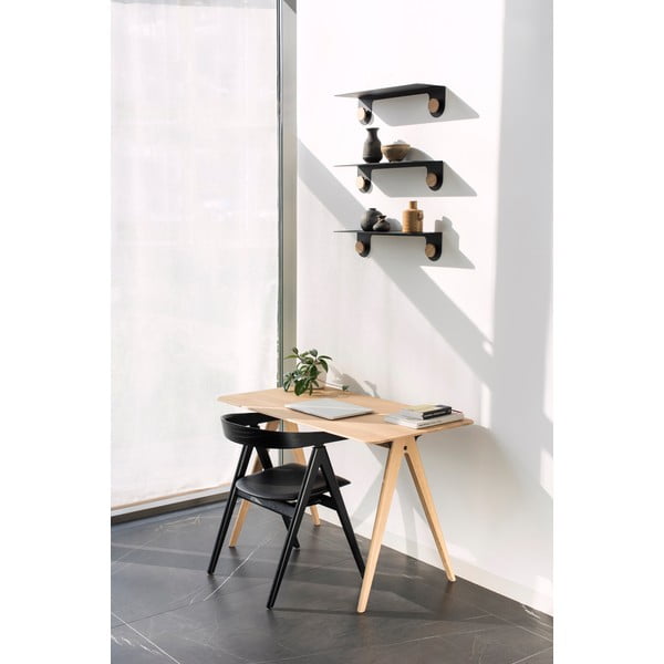 Tammepuidust kirjutuslaud 60x120 cm Ava - Gazzda-image-1