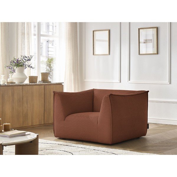 Oranž velvetist tool Giorgia - Bobochic Paris-image-1