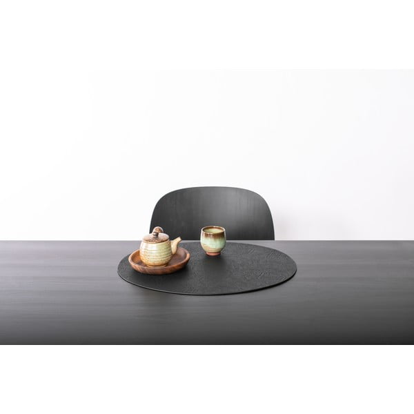 Mustast kunstnahast taldriku alusmüts , 33 x 45 cm Troja - ZicZac-image-1