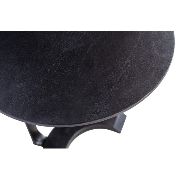 Musta mangopuidust põrandaga kohvilaud - WOOOD-image-3