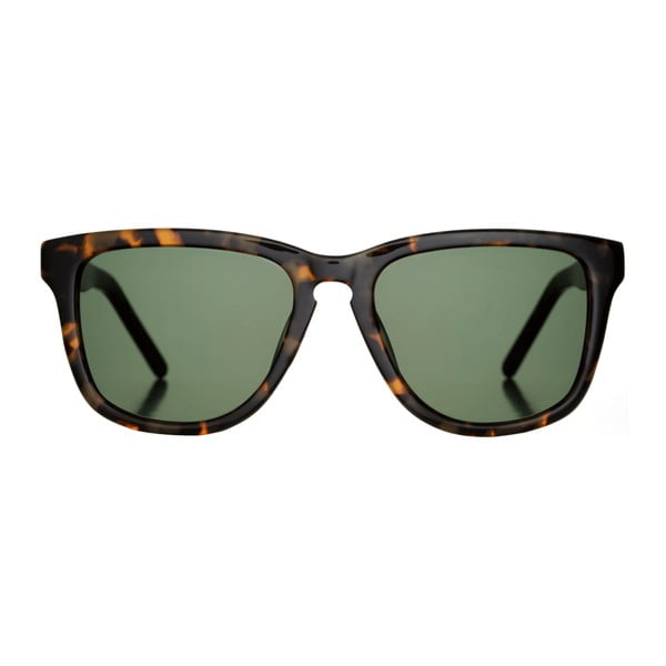Želvovinové sluneční brýle se zelenými skly Marshall Bob Turtle, vel. L