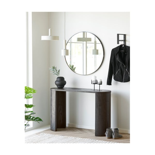 Must klaasvaas (kõrgus 20 cm) Vera – House Nordic-image-3