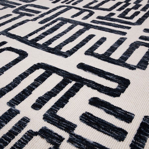 Must-valge vaip 200x290 cm Mason - Asiatic Carpets-image-1