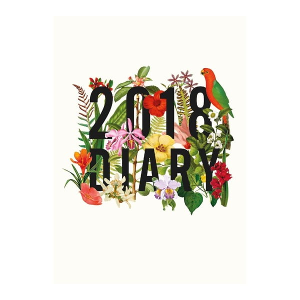 Diář pro rok 2018 Portico Designs Orchid, A6