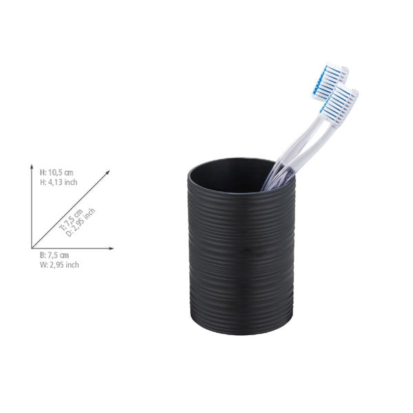 Must plastikust hambaharjatops Lyon - Allstar-image-3