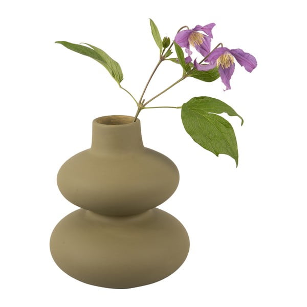 Roheline keraamiline vaas Karlsson Circles, kõrgus 19,4 cm - PT LIVING-image-2