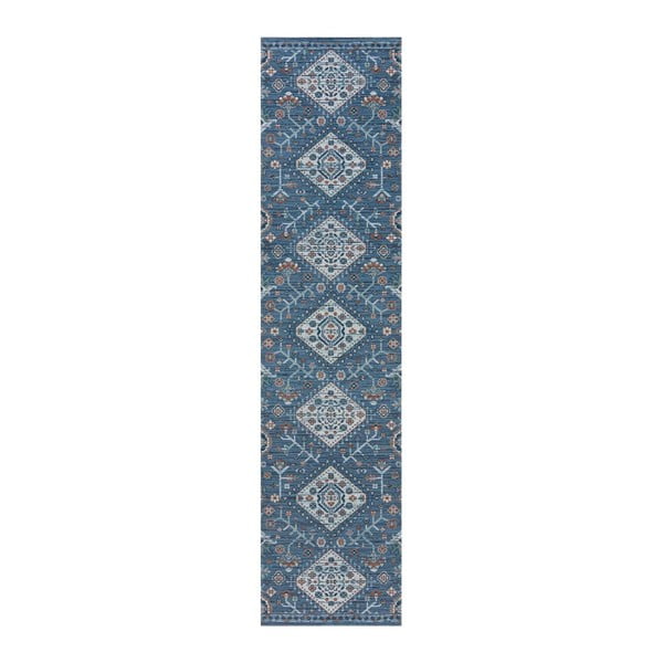 Sinine pestav vaibajooksja 57x230 cm MATCH Chloe - Flair Rugs